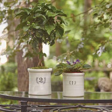 Ironstone Crock Planter - Number 2 Park Designs - The Fox Decor